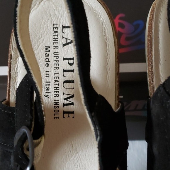 New with box black leather sandals - Picture 3 of 4